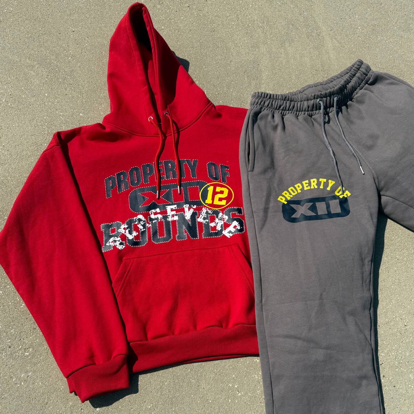 Red Property of XII Sweatsuit