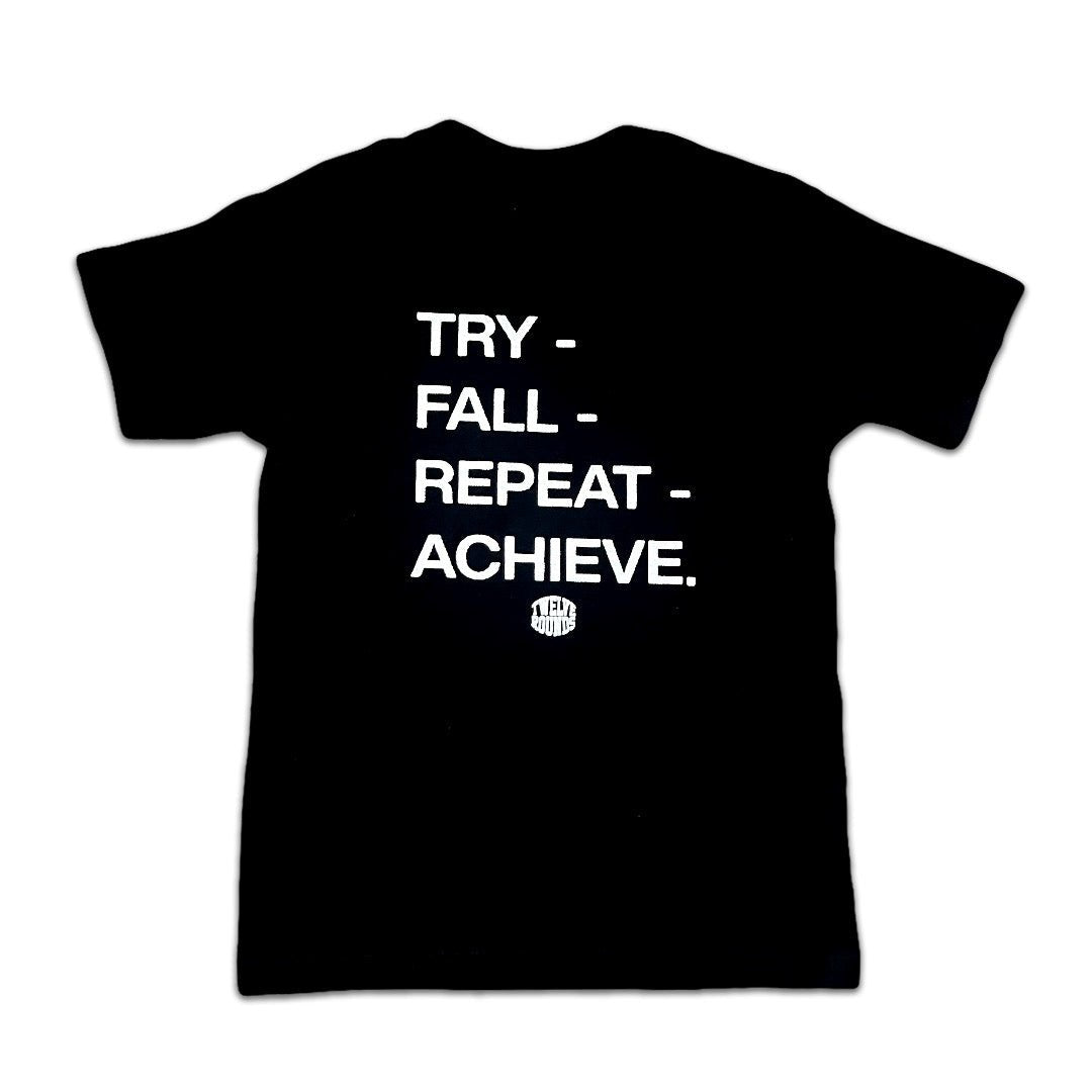 Black PERSEVERE T-Shirt - Keep Swinging, LLC - T-Shirts
