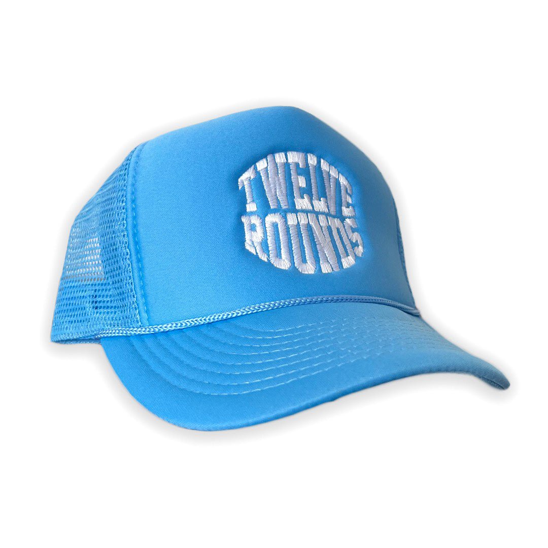 Light Blue Logo Trucker Hat - Keep Swinging, LLC -