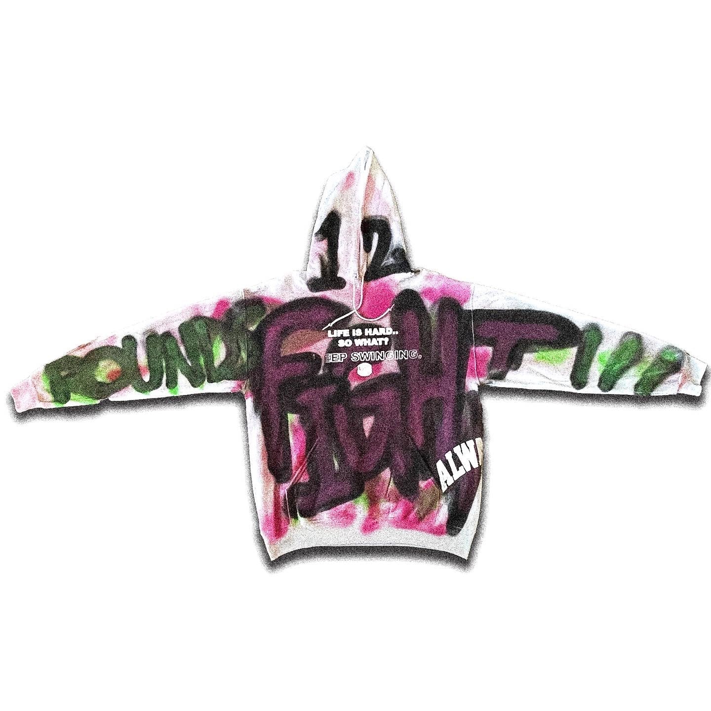 "FIGHT" Hoodie - Keep Swinging, LLC -