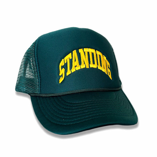 Green STANDING Trucker - Keep Swinging, LLC - 