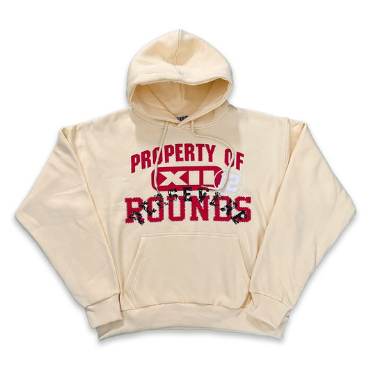 Property of XII Hoodie - Pale Yellow - Keep Swinging, LLC - Hoodie